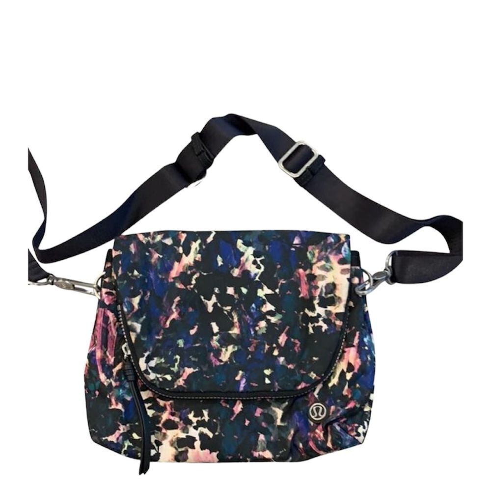 Lululemon Party On Colorful Print Cross Body Bag